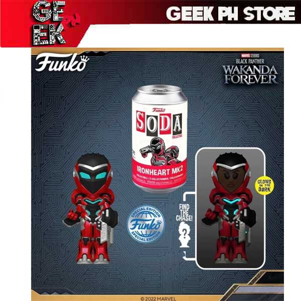 Funko Vinyl Soda Black Panther Wakanda Forever - IronHeart Funko Vinyl Soda Black Panther Wakanda Forever - IronHeart