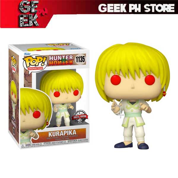 Funko POP Animation : Hunter x Hunter - Kurapika w/ chain Special Edition Exclusive sold by Geek PH Store