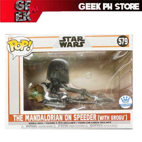 Funko Pop Ride Deluxe : Star Wars Mandalorian on Speeder with Grogu Funko Shop  Exclusive sold by Geek PH Store