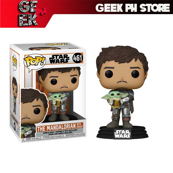 Funko Pop Star Wars: The Mandalorian Mando Holding Child sold by Geek PH Store