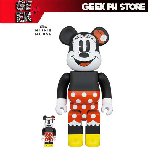Medicom BE@RBRICK MINNIE MOUSE 100% & 400% sold by Geek PH Store