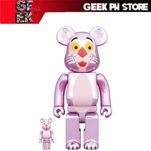 Medicom BE@RBRICK PINK PANTHER CHROME Ver. 100% & 400% sold by Geek PH Store