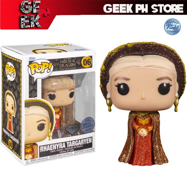 Funko Pop! Game of Thrones: House of the Dragon - Rhaenyra Targaryen Diamond Glitter Special Edition Exclusive sold by Geek PH Store