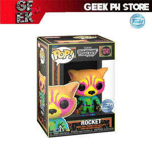 Funko POP Vinyl: Guardians of the Galaxy 3 - Rocket (BLKLT) Special Edition Exclusive sold by Geek PH Store