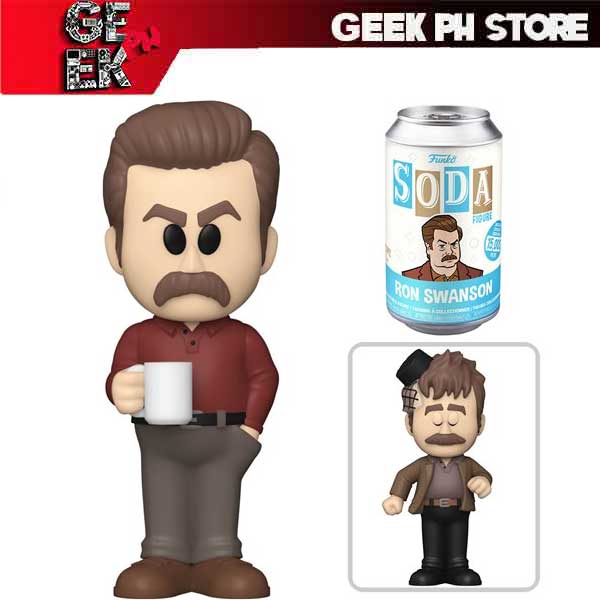 Funko Vinyl Soda P Rec Ron Swanson w CH IE CASE OF 6 sold by