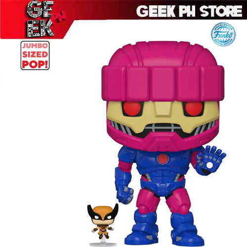 Funko POP! Jumbo: X-MEN - Sentinel with Wolverine 10