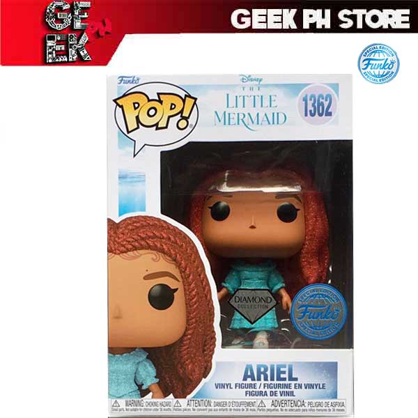 Funko POP! Disney: The Little Mermaid Live Action - Ariel Diamond Glitter Special Edition Exclusive sold by Geek PH