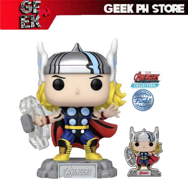 Funko POP Marvel : A60 - Comic Thor w/pin Special Edition Exclusive sold by Geek PH store