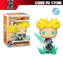 Load image into Gallery viewer, Funko Pop Dragon Ball Super Super Saiyan Trunks with Sword Glow in the Dark Special Edition Exclusive sold by Geek PH Store