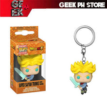 Load image into Gallery viewer, Funko Dragon Ball Super Super Saiyan Trunks with Spirit Sword Pocket Pop! Key Chain sold by Geek PH Store