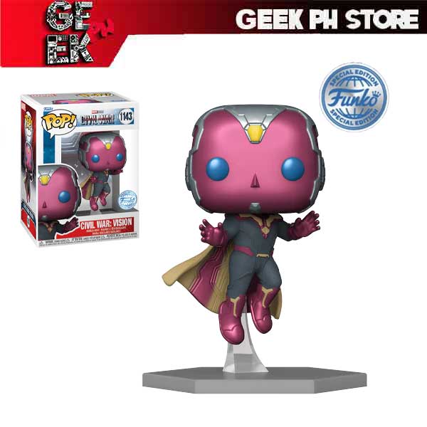 Funko POP! Marvel: Captain America: Civil War – Vision Special Edition Exclusive sold by Geek PH Store