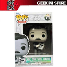 Load image into Gallery viewer, Funko POP Icons: Disney D100- Walt Disney w/drawing sold by Geek PH Store