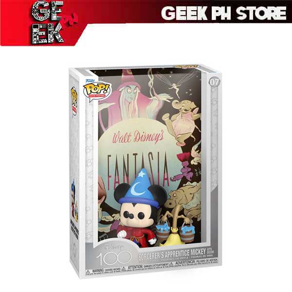Funko Pop Movie Poster Disney 100 Fantasia Sorcerer's Apprentice Mickey with Broom sold by Geek PH Store