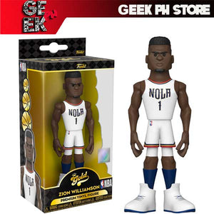 Funko GOLD NBA Pelicans Zion Williamson (Home Uniform) 5-Inch Vinyl Gold Figure sold by Geek PH Store