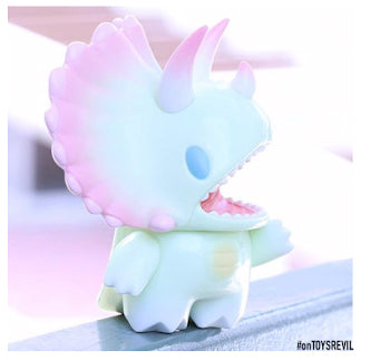 Unbox Industries TriDino pastel colour way by Ziqi Wu Taipei toy Festival 2019